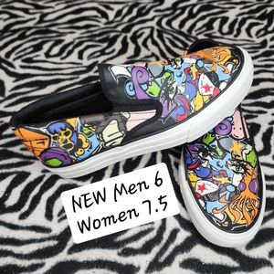 NEW Converse All Star Graffiti Slip-On Men 6/ Women 7.5